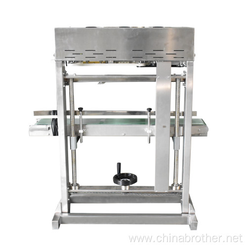 Continuous Vertical Stand Up Pouch Film band sealer